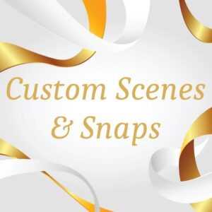 Custom Scenes and Snap Picture