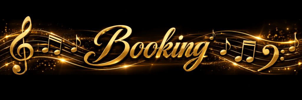 Booking Forms 1 Golden Booking Musical Banner